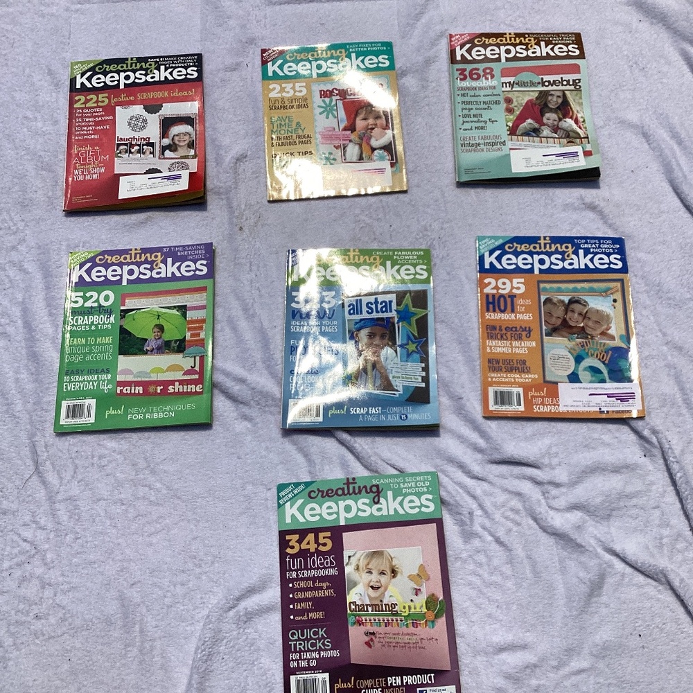 7 Creating Keepsakes Crafting Scrapbook Magazines